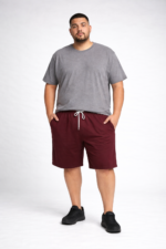Men’s Solid Cotton Shorts - Image 3