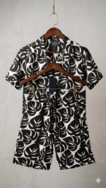 Boys Tropical Leaf Print Co-ord Set - Image 3