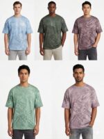 Men’s Printed Casual T-Shirt | Round Neck Half Sleeve Graphic Tee | Soft & Breathable Fabric | Stylish Everyday Wear | Pack of 3