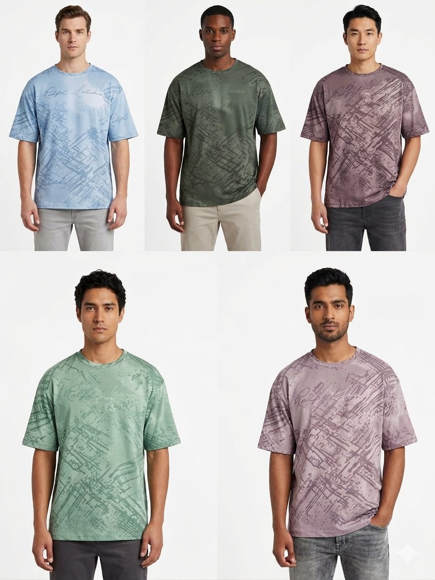 WhatsApp Image 2026-04-01 at 1.44.17 PM Men’s Printed Casual T-Shirt | Round Neck Half Sleeve Graphic Tee | Soft & Breathable Fabric | Stylish Everyday Wear | Pack of 3 - Image 1