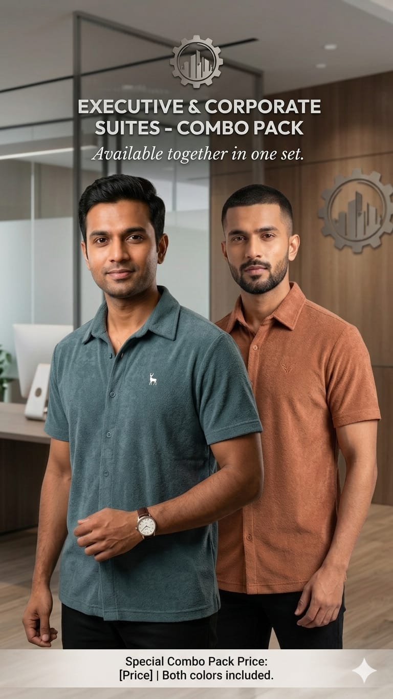WhatsApp Image 2026-04-01 at 11.09.17 AM Men’s Executive Cotton Polo T-Shirts (Pack of 2) – Premium Corporate Casual Combo - Image 1
