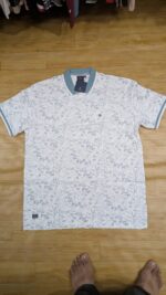 Pure Cotton Printed Polo T-Shirt - Image 3