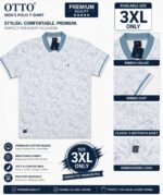 Pure Cotton Printed Polo T-Shirt
